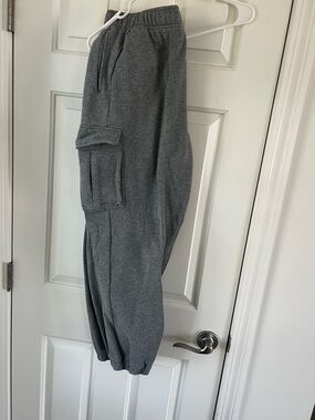 lululemon Grey Cargo Pocket Joggers size L